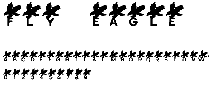 Fly Eagle Fly font